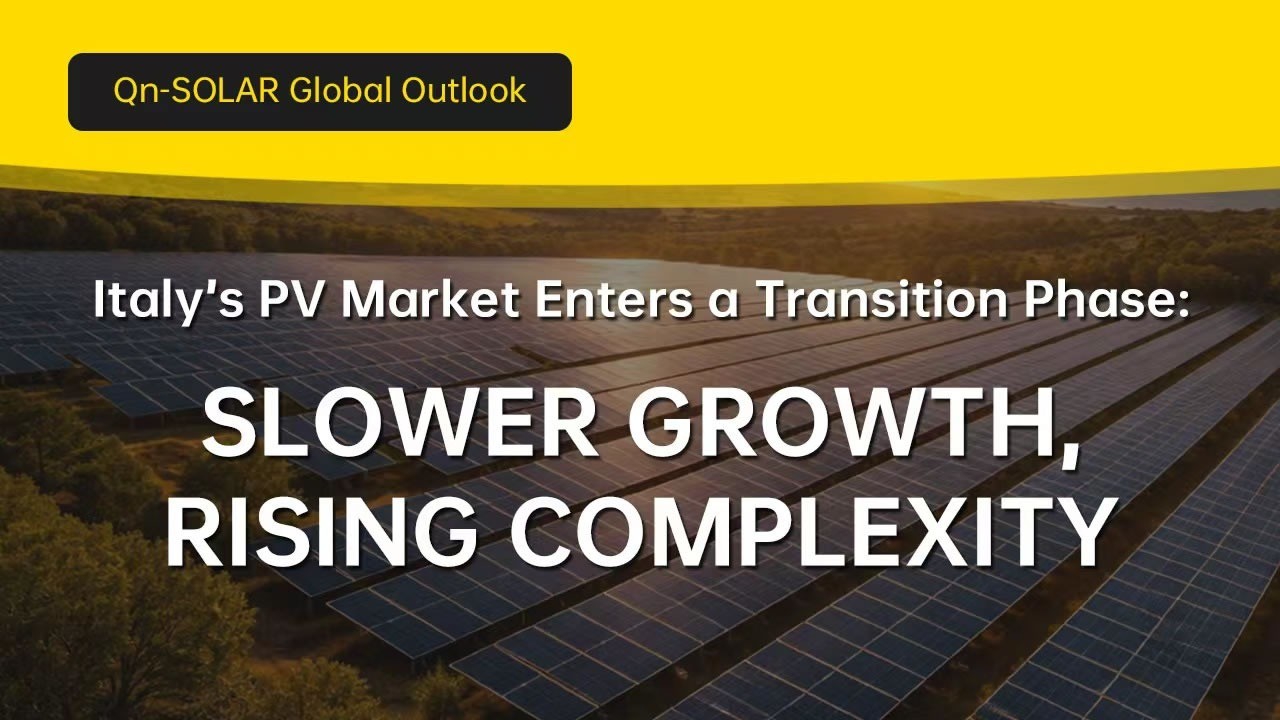 Italy’s PV Market Enters a Transition P···
